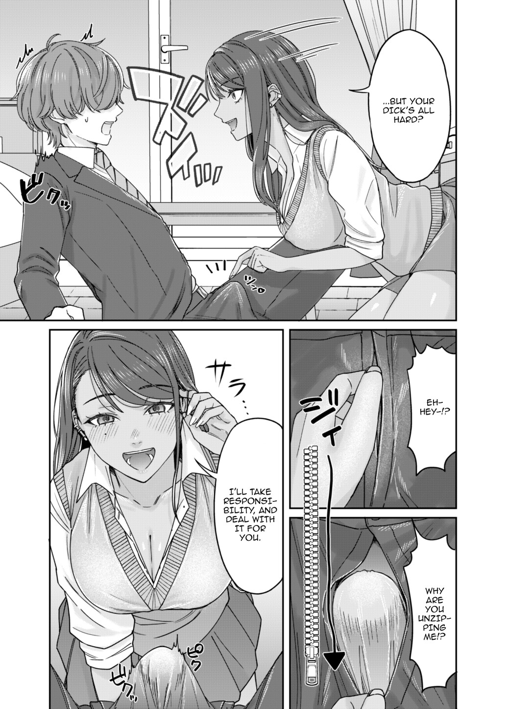 Hentai Manga Comic-Story About A Secret Study Session With My Black Gyaru Childhood Friend-Read-12